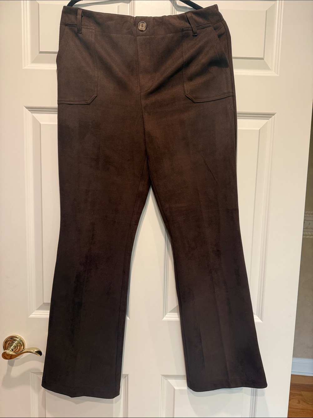 Soho Apparel Wide Leg Pants in Dark Brown